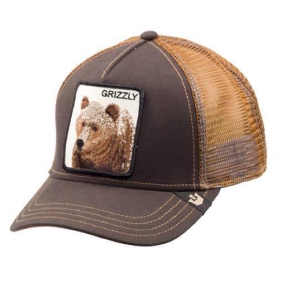 Goorin Bros Grizzly Brown and Tan Mesh Trucker Hat